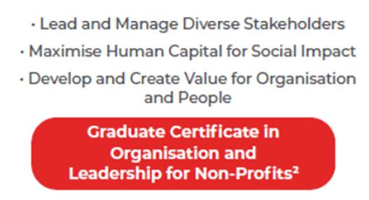 Graduate Certificate in Organisation & Leadership for Non-profits 