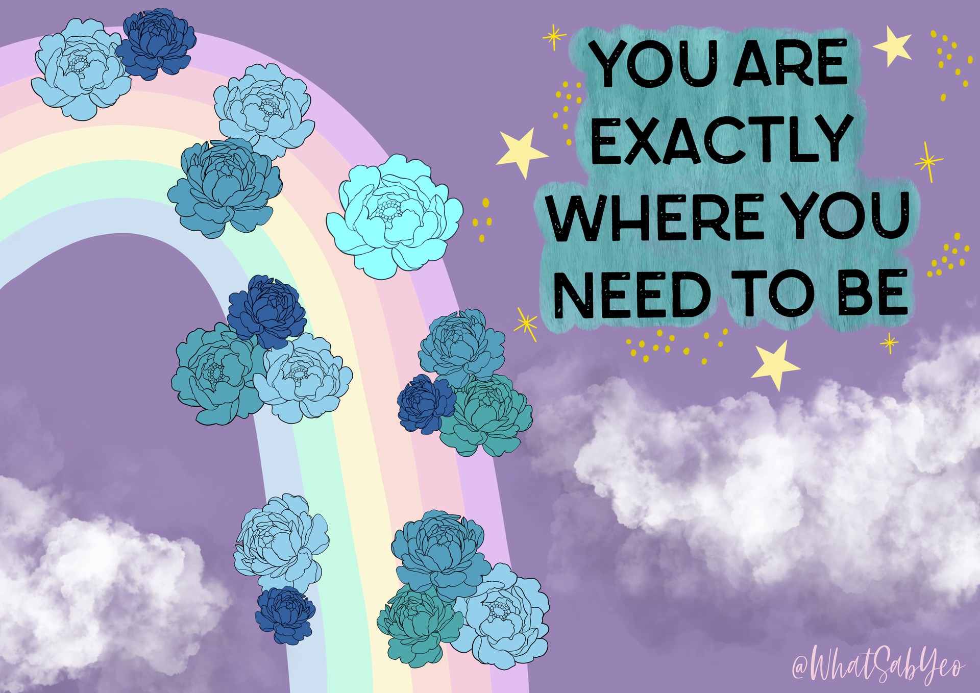 You are exactly where YOU need to be