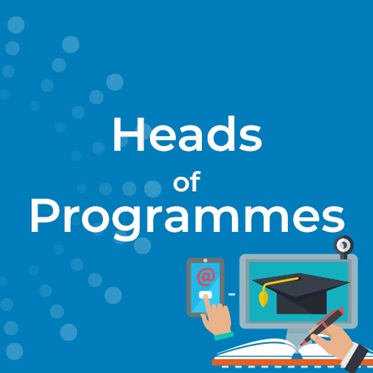 Congratulations from Heads of Programmes