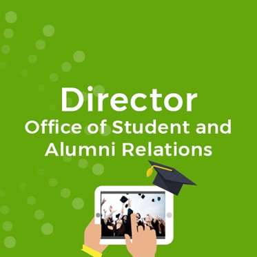 Congratulations from Director, Office of Student and Alumni Relations