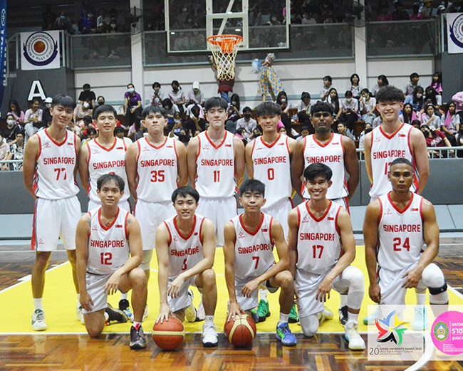 AUG Singapore team for men’s basketball