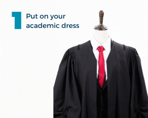 Put on your academic dress