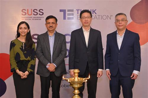 Group shot at SUSS Mumbai Success Academy Launch Group shot at SUSS Mumbai Success Academy Launch