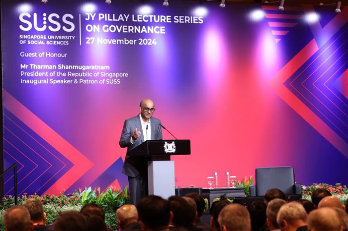 President Tharman at JY Pillay Lecture Series President Tharman at JY Pillay Lecture Series
