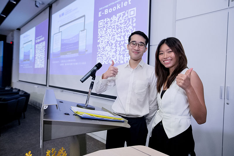 Emcees for the event