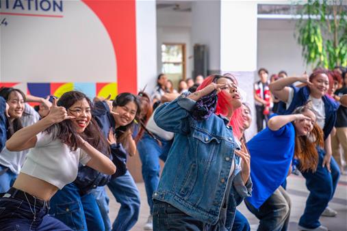 Electrifying performances from Dance Interest Group serving looks and moves