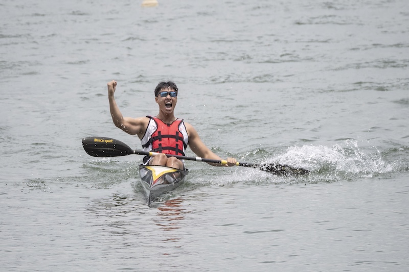 7 - Choon Hau winning gold in the Men’s 200m event