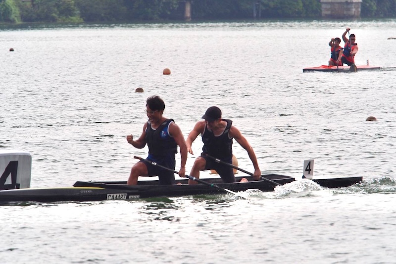 8 - Boon Yang and Glenn after securing 2nd place in the Men’s C2 500m finals