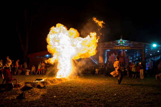 Hakka “Hell Breaking” Ritual conducted during the 7th lunar month (when the Hungry Ghost Festival takes place)
