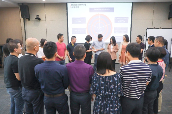 Masterclass participants engaging in the group activities