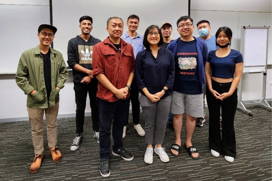 Group photo of all the students with Producer Juan Foo! Group photo of all the students with Producer Juan Foo!