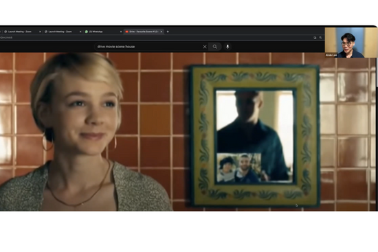 Alvin pointed out how colour is used to tell viewers that the two lead characters in Drive have different personalities and values. Alvin pointed out how colour is used to tell viewers that the two lead characters in Drive have different personalities and values.