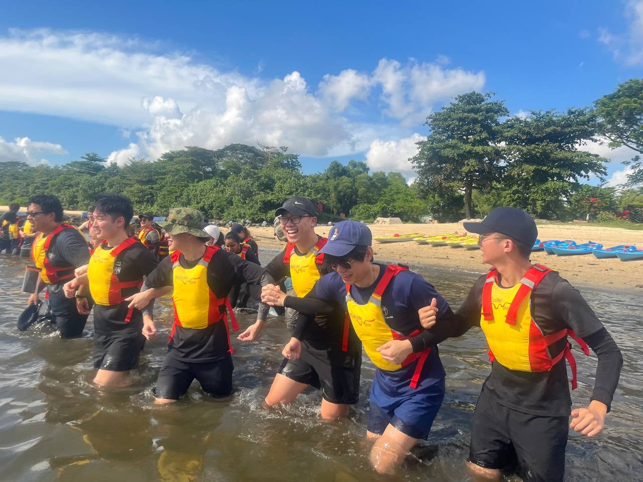 Gaining confidence in water! Gaining confidence in water!