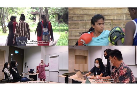Stills from the #NotAlone documentary. Stills from the #NotAlone documentary.