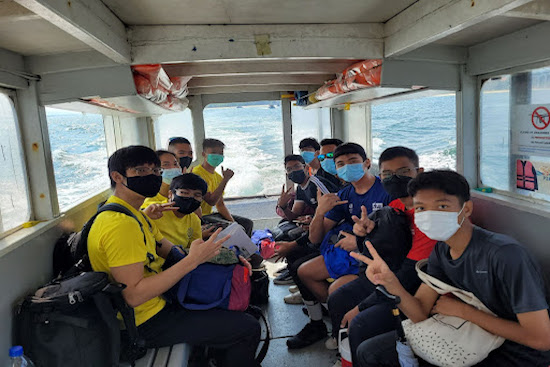 Enroute to Pulau Ubin to commence the project! Enroute to Pulau Ubin to commence the project!