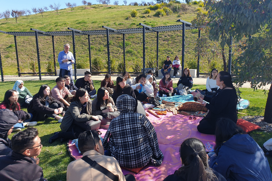 Students visiting the National Arboretum, one of the iconic locations in Canberra, Australia. Students visiting the National Arboretum, one of the iconic locations in Canberra, Australia.