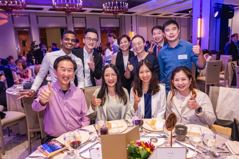 guests engaged in lively conversations. They celebrated the achievements of their peers, including a special video showcase honouring the recipients of the Outstanding Teaching Award (OTA).