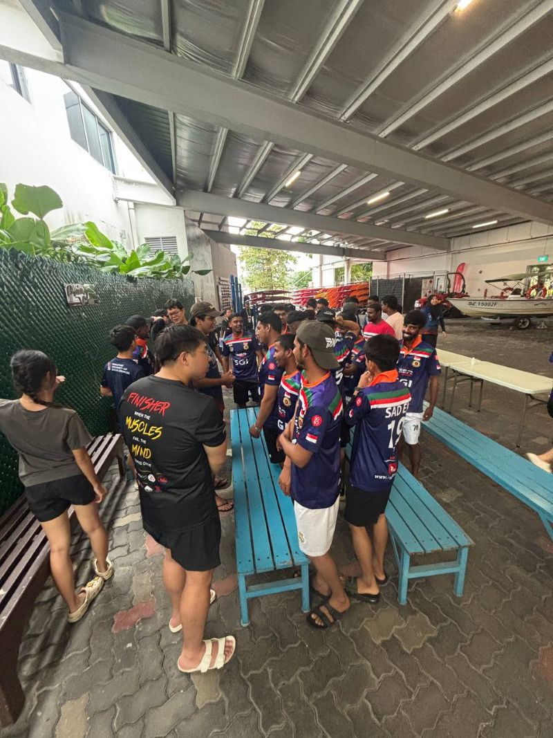 Warming up with engaging icebreakers before hitting the water