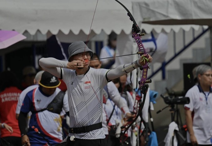 Taking aim at new heights — Jaren competing a_Vonica Suet Teng LIM