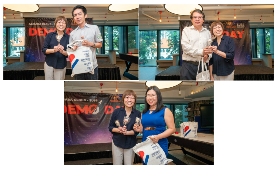 Winners of the ‘Star Tank’ Challenge accept their prize with exuberance, feeling honoured and motivated by the recognition.