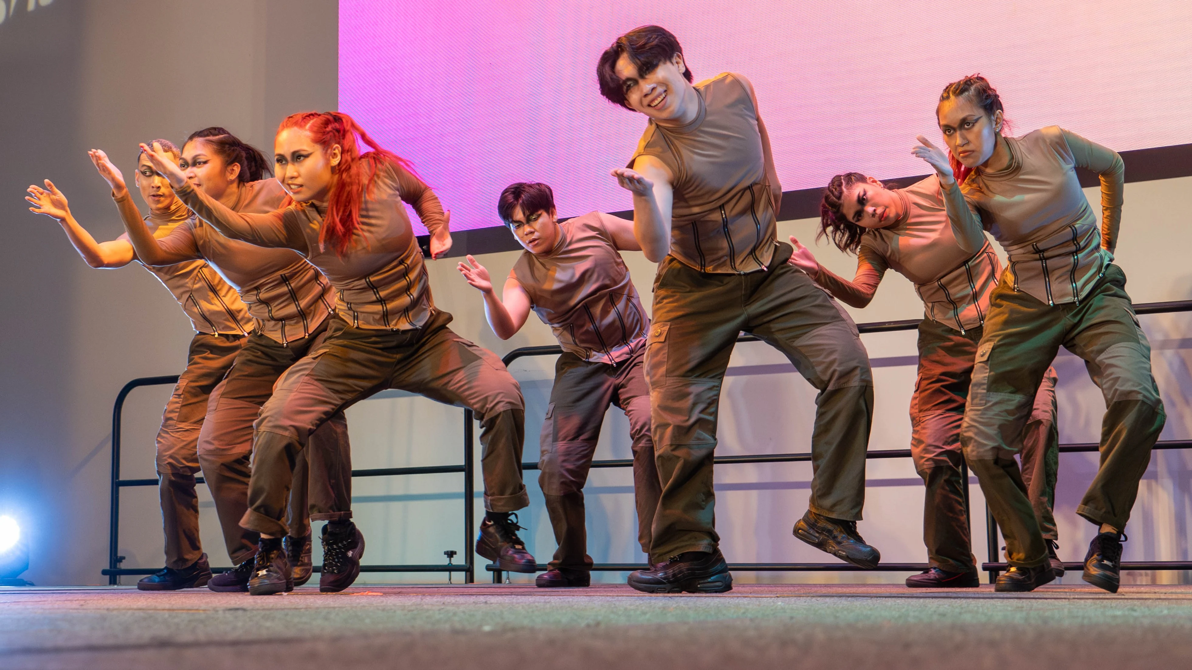 With determination and grit, the SUSS Dance(x) SensaXion team showcase their best moves during the competition