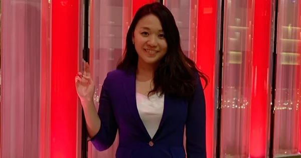 Youli Cho is all smiles after achieving her academic success!