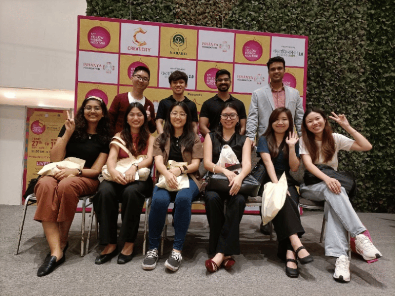 Group of people posing for a photo 