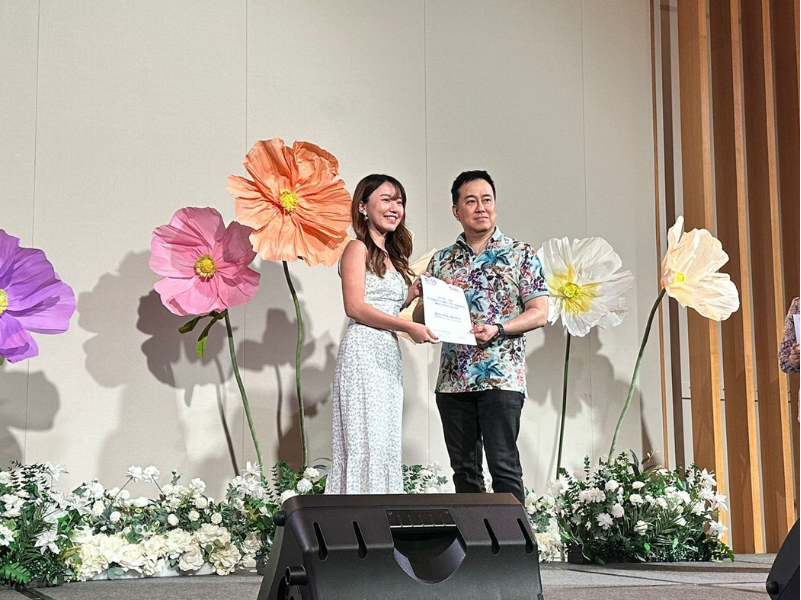 #CelebrateSUcceSS: 2024 Wrapped best intern award recipients award ceremony on stage