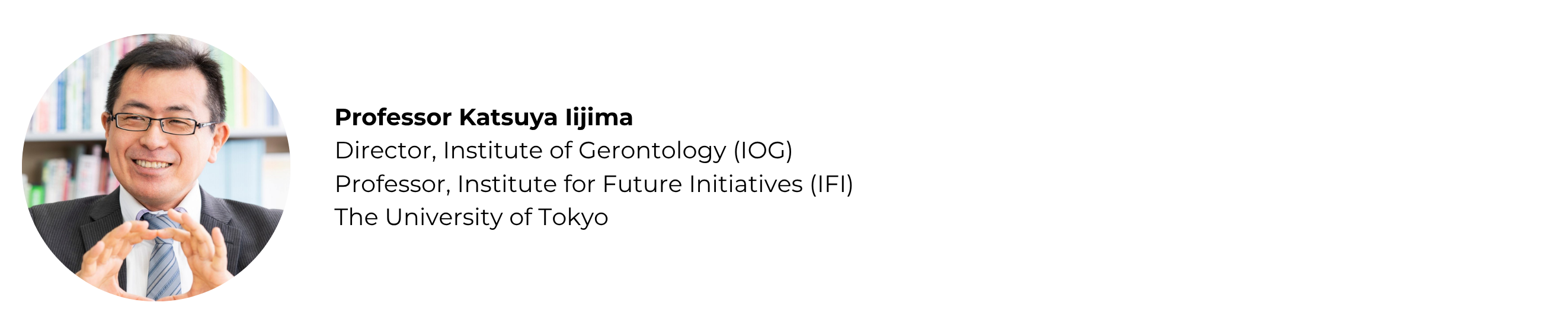 GIF Speaker - Prof Katsuya