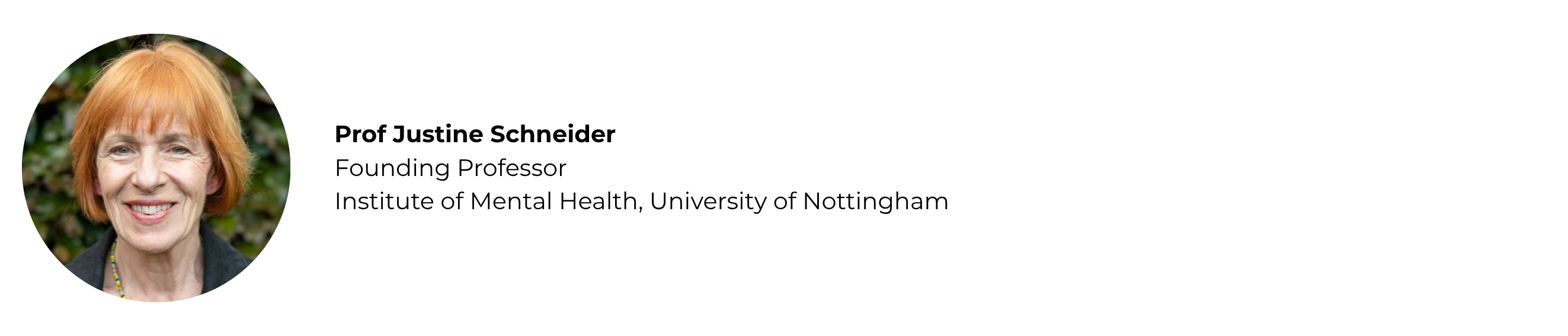GIF Speaker - Prof Justine Schneider
