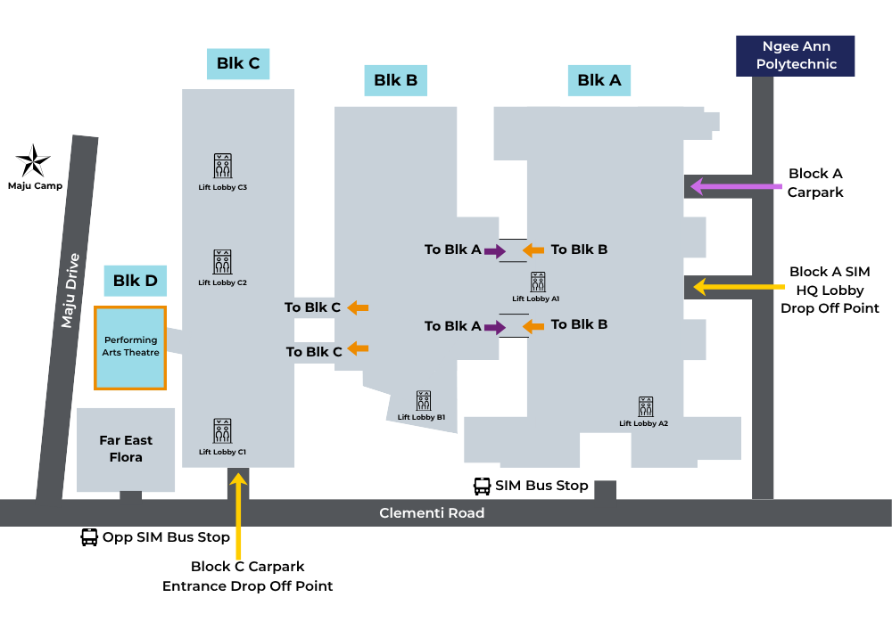 SUSS Campus Map RDSC