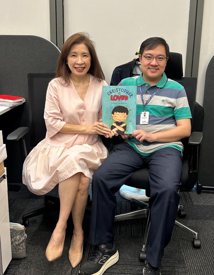 Eunice with Ben