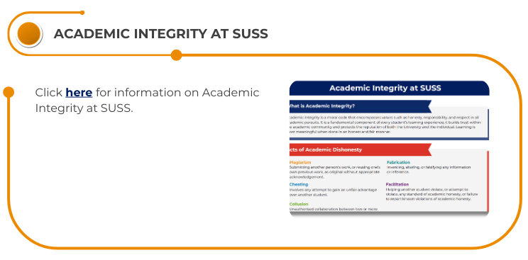 Academic Integrity at SUSS