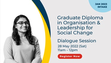 SUSS Dialogue Session: Graduate Diploma in Organisation & Leadership for Social Change