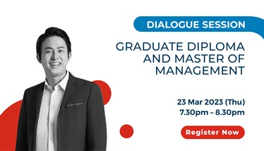 SUSS Dialogue Session: Graduate Diploma and Master of Management