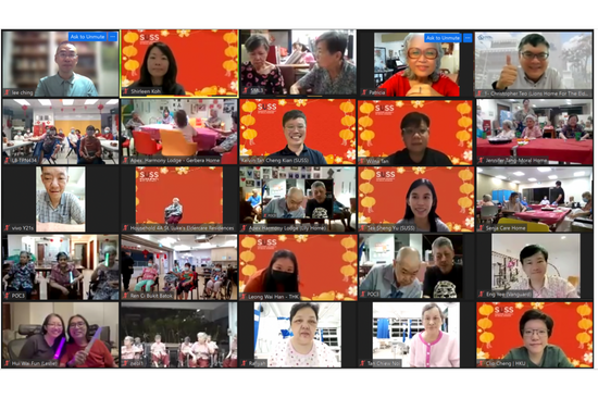 Participants wishing each other a very happy Chinese New Year!