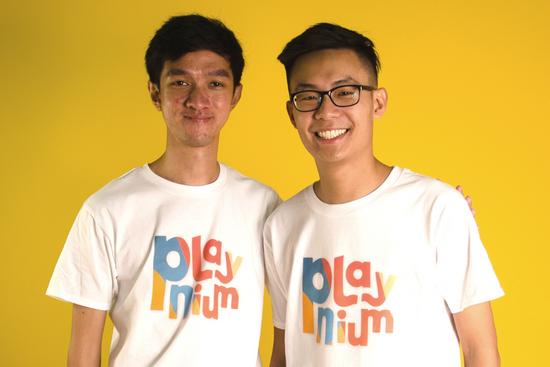 Zakee (left) and Jie Jun (right), co-founders of Playnium.