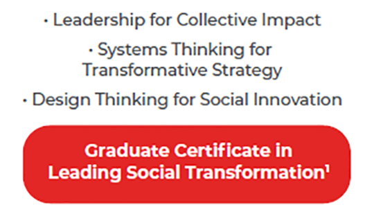Graduate Certificate in Leading Social Transformation 
